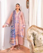 Roheenaz Aezel Embroidered Cambric | Wareesha