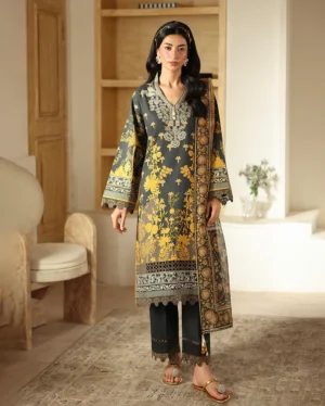 Roheenaz Pareesa Printed Cambric | Zimal