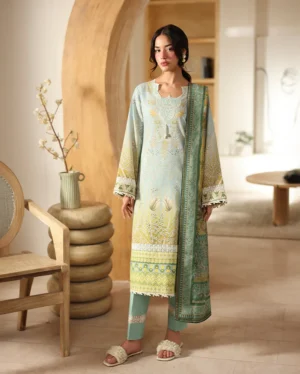 Roheenaz Pareesa Printed Cambric | Zirwa