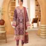 Roheenaz Pareesa Printed Cambric | Mahveena