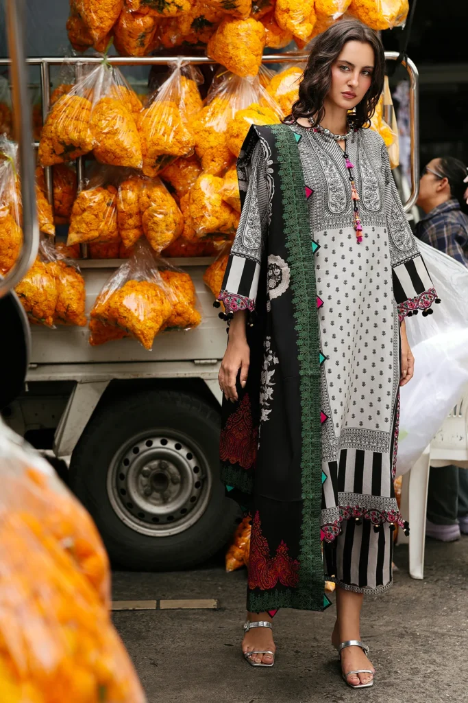 Charizma Embroidered Linen Collection | CCW6-08