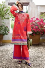 Mushq Mirasol Printed Cambric | Carmin Rosa