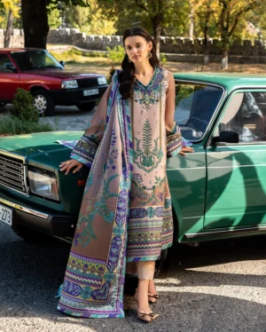 Mushq Hemline Nirvana Printed Silk | Aurora Echo