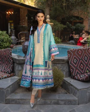 Mushq Hemline Nirvana Printed Silk | Seraphic Dust