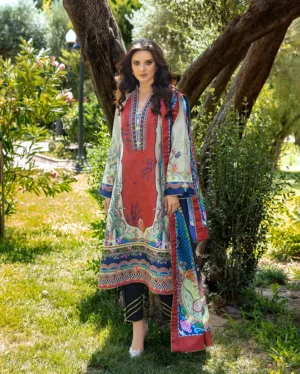 Mushq Hemline Nirvana Printed Silk | Ethereal Gleam