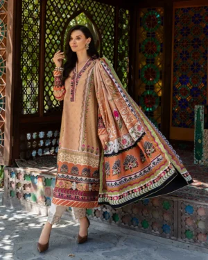 Mushq Hemline Nirvana Printed Silk | Solara Crest
