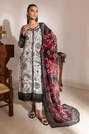 Nureh Collection Signature Printed Lawn 25 | SP-144