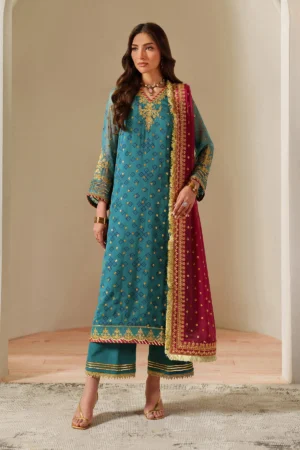 Alizeh Fleur Embroidered Chiffon | AF-CH-2192- Elaira