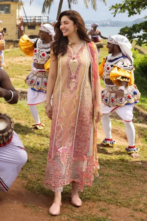 Mushq Manaram Luxury Lawn 2025 | Tranquil Spark