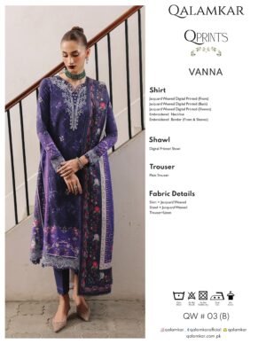 Qalamkar Qprints Winter 25 | Vanna