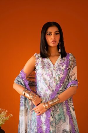 Jade Lumea Prints Chiffon Dupatta