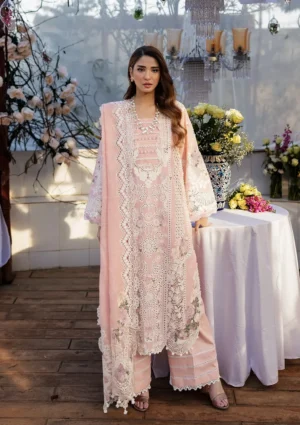 Kahf Luxury Lawn Collection 2025 | KLR-2A Olivia