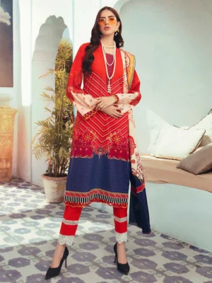 Raj Bari Nissa By Rajbari Print Lawn 2025 | D#07