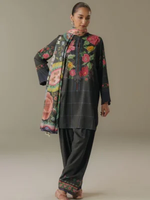 Coco Prints By Zara Shahjahan 25 Vol 5 | Olive Hour-5A