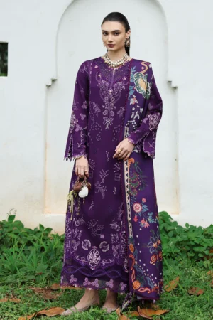 Qalamkar Qline Linen 2025 | Iris