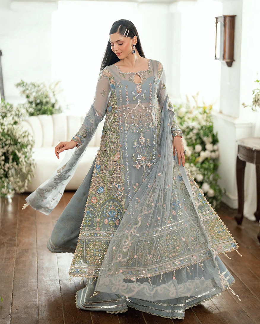 Shaam Shandar By Mushq Luxury Chiffon Unstitched 3 Piece Suits MQ25SC D-6 Geet Gulabi - Festive Collection
