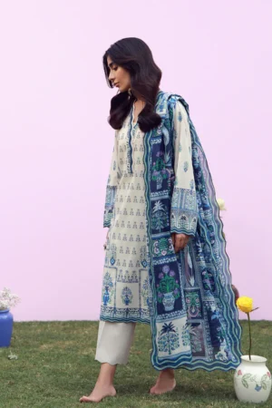 Sahar Mirha 26 | Indigo Cream Folk