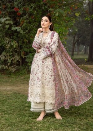 Elaf Print Chikankari 26 | Mehr