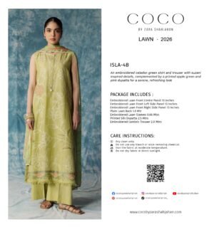 Coco Lawn by Zara Shahjahan 26 | Isal - 4B