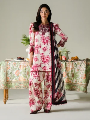 Faiza Faisal FNF Prints 26 | Rose Reverie