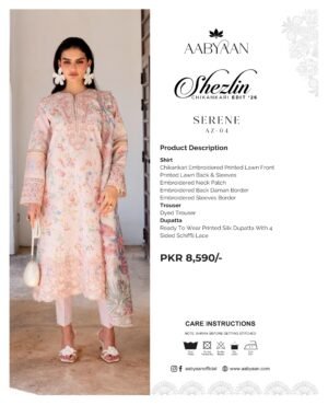Aabyaan Shezlin Chikankari 26 | AZ-04