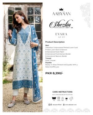 Aabyaan Shezlin Chikankari 26 | AZ-05
