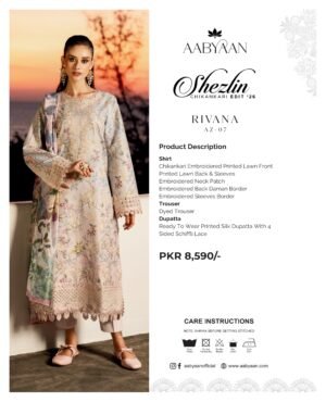 Aabyaan Shezlin Chikankari 26 | AZ-07