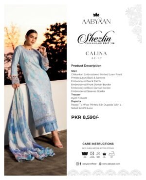 Aabyaan Shezlin Chikankari 26 | AZ-09