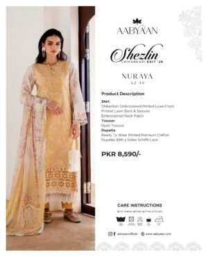 Aabyaan Shezlin Chikankari 26 | AZ-10