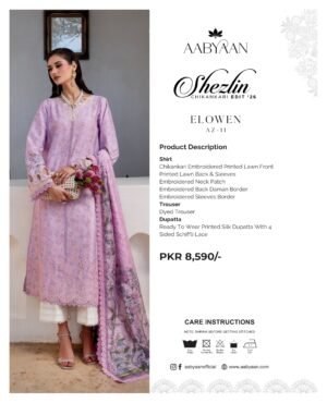 Aabyaan Shezlin Chikankari 26 | AZ-11