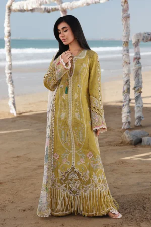 Qalamkar Sahil Luxury Lawn 26 | Hira