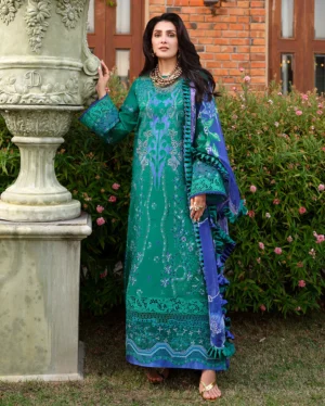 Mushq Amoi Luxury Lawn 26 | Blooming Romance