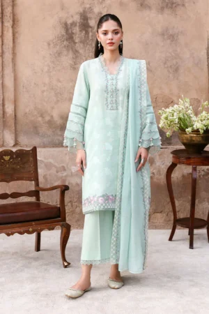 Cross Stitch Eid Lawn 26 | MISTY MINT