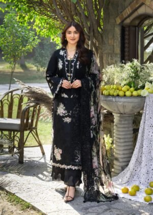 Elaf Luxury Lawn 26 | Midnight Blossom