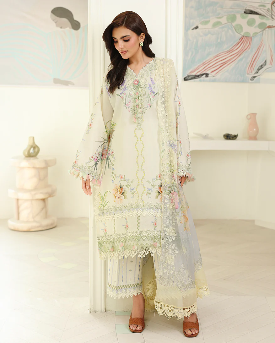 Roheenaz Petals In Print 26 | Ivory Sonata