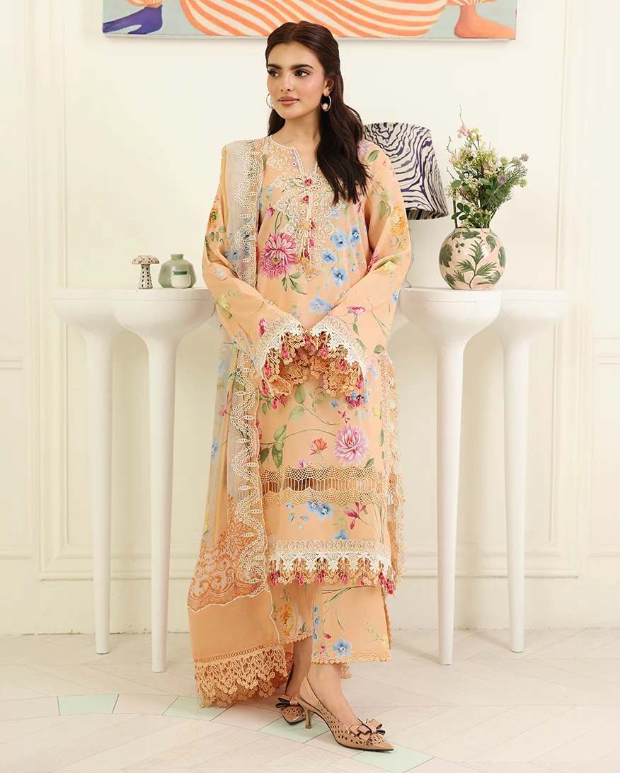 Roheenaz Petals In Print 26 | Magnolia Mist