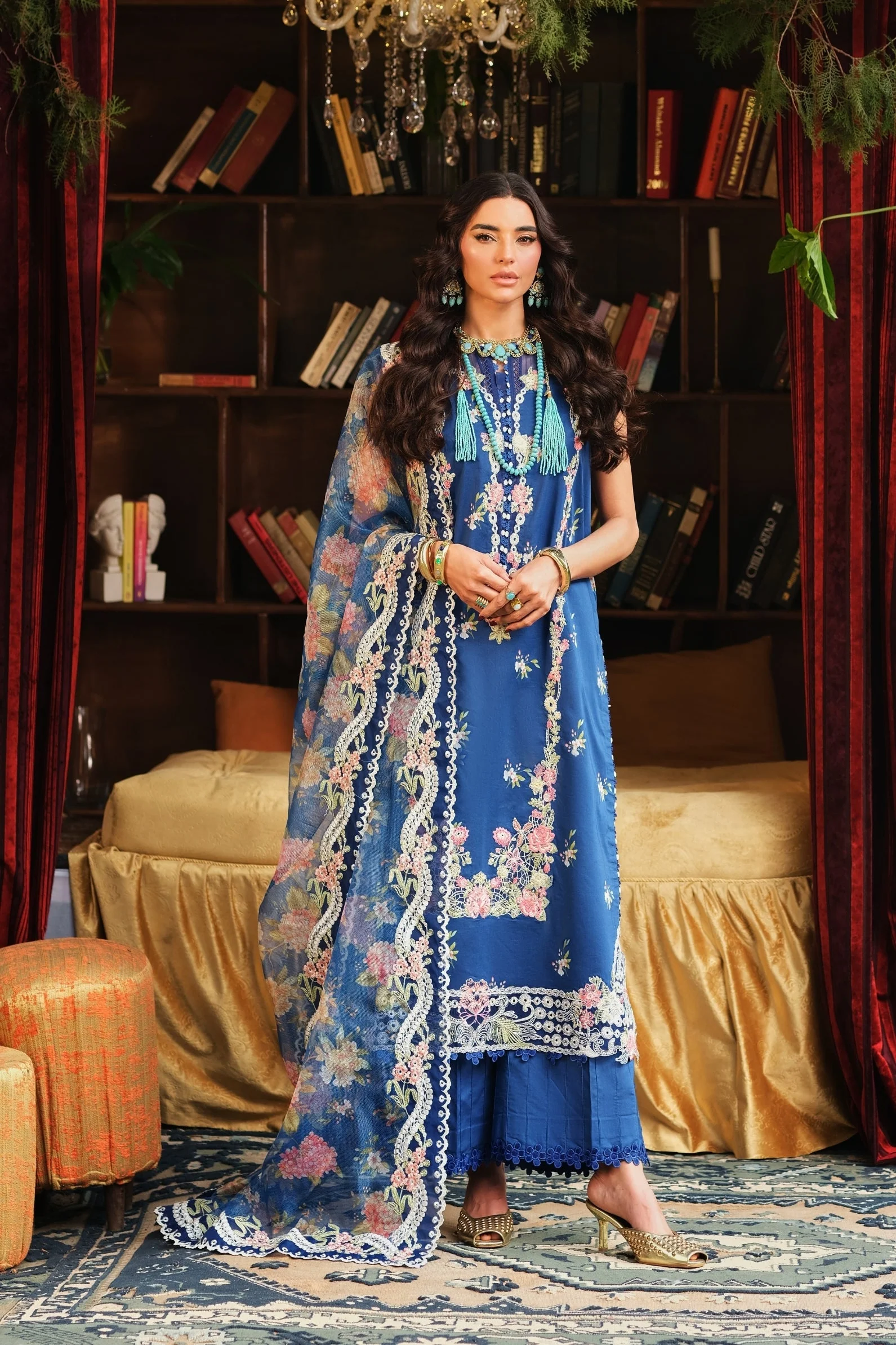 Maryam Hussain Luxury Lawn 26 | Skye